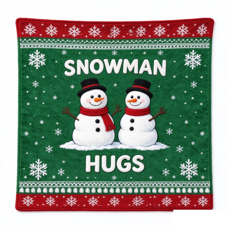 Snowman Hugs Blanket